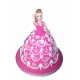 Barbie Doll Shape cake Design 5